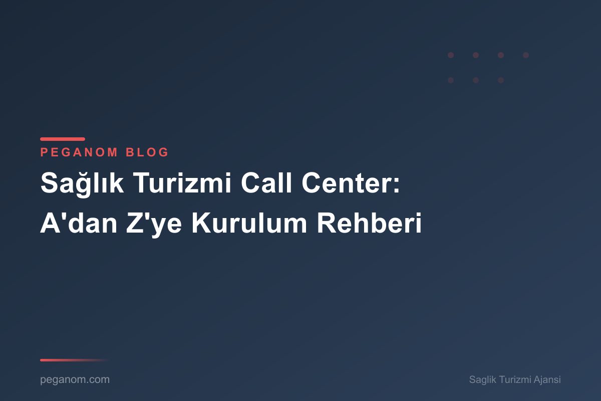 Sağlık Turizmi Call Center: A'dan Z'ye Kurulum Rehberi
