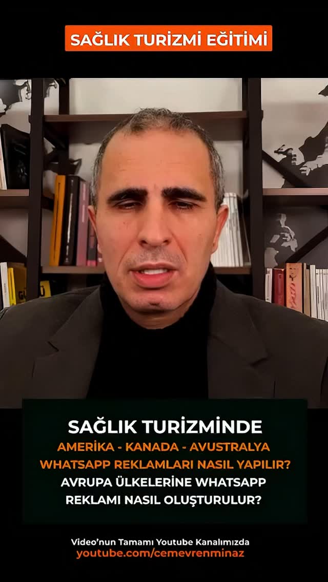 SAĞLIK TURİZMİNDE AMERİKA - KANADA - AVUSTURALYA WHATSAPP REKLAMLARI NASIL OLUŞTURULUR?
Video’nun Tamamı Youtube kanalımızda!
youtube.com/cemevrenminaz
PEGANOM | Sağlık Turizmi Ajansı
https://peganom.com/
Acente, Hastane, Klinik ve Doktorlara Özel
A’dan Z’ye Sağlık Turizmi Çözümleri
Kurulum - Projelendirme - Geliştirme
* SAĞLIK TURİZMİ 360° GLOBAL DİJİTAL PAZARLAMA
* SAĞLIK TURİZMİ TEŞVİK DANIŞMANLIĞI
* SAĞLIK TURİZMİ WEB TASARIM - LANDING PAGE - CRM
* SAĞLIK TURİZMİ ACENTE - KLİNİK KURULUMU
* SAĞLIK TURİZMİ YURTDIŞI GAZETE - TV REKLAM YÖNETİMİ
* SAĞLIK TURİZMİ AKADEMİ EĞİTİMLERİ
* SAĞLIK TURİZMİ YURTDIŞI OFİS KURULUMU
* SAĞLIK TURİZMİ GLOBAL SEO
* SAĞLIK TURİZMİ SATIŞ - CALL CENTER EĞİTİMİ
* SAĞLIK TURİZMİ PR - MARKA YÖNETİMİ
Online Toplantı Talebi / İletişim
Telefon & Whatsapp: 0536 525 84 65
Youtube Kanalımıza Abone Olun: https://bit.ly/2RBH6nC
https://www.youtube.com/c/cemevrenminaz
https://peganom.com/
https://peganom.com/saglik-turizmi-dijital-pazarlama/
https://peganom.com/saglik-turizmi-tesvik-danismanligi/
https://peganom.com/saglik-turizmi-seo/
https://peganom.com/saglik-turizmi-web-tasarim/
https://peganom.com/video-dersler/
https://peganom.com/seminerler/
https://peganom.com/referanslarimiz/
https://peganom.com/saglik-turizmi/
https://peganom.com/iletisim/
E-Mail: info@peganom.com
https://www.instagram.com/peganomajans
https://www.facebook.com/peganom
https://www.instagram.com/cemevrenminazofficial/
https://www.facebook.com/cemevrenminaz
#sağlıkturizmi #saglik #sağlıkturizmitürkiye #Doktor #sacekim #hairtransplantturkey #clinic #clinicturkey #hostpital #medicaltourism #dental #dentist #dentalclinic #dentalturkey #healthcare #aestheticmedicine #medicaltourismturkey #saglik