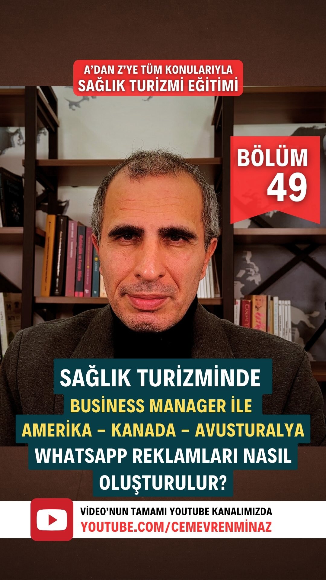 SAĞLIK TURİZMİNDE BUSİNESS MANAGER İLE AMERİKA - KANADA - AVUSTURALYA WHATSAPP REKLAMLARI NASIL OLUŞTURULUR?
Video’nun Tamamı Youtube kanalımızda!
youtube.com/cemevrenminaz
PEGANOM | Sağlık Turizmi Ajansı
https://peganom.com/
Acente, Hastane, Klinik ve Doktorlara Özel
A’dan Z’ye Sağlık Turizmi Çözümleri
Kurulum - Projelendirme - Geliştirme
* SAĞLIK TURİZMİ 360° GLOBAL DİJİTAL PAZARLAMA
* SAĞLIK TURİZMİ TEŞVİK DANIŞMANLIĞI
* SAĞLIK TURİZMİ WEB TASARIM - LANDING PAGE - CRM
* SAĞLIK TURİZMİ ACENTE - KLİNİK KURULUMU
* SAĞLIK TURİZMİ YURTDIŞI GAZETE - TV REKLAM YÖNETİMİ
* SAĞLIK TURİZMİ AKADEMİ EĞİTİMLERİ
* SAĞLIK TURİZMİ YURTDIŞI OFİS KURULUMU
* SAĞLIK TURİZMİ GLOBAL SEO
* SAĞLIK TURİZMİ SATIŞ - CALL CENTER EĞİTİMİ
* SAĞLIK TURİZMİ PR - MARKA YÖNETİMİ
Online Toplantı Talebi / İletişim
Telefon & Whatsapp: 0536 525 84 65
Youtube Kanalımıza Abone Olun: https://bit.ly/2RBH6nC
https://www.youtube.com/c/cemevrenminaz
https://peganom.com/
https://peganom.com/saglik-turizmi-dijital-pazarlama/
https://peganom.com/saglik-turizmi-tesvik-danismanligi/
https://peganom.com/saglik-turizmi-seo/
https://peganom.com/saglik-turizmi-web-tasarim/
https://peganom.com/video-dersler/
https://peganom.com/seminerler/
https://peganom.com/referanslarimiz/
https://peganom.com/saglik-turizmi/
https://peganom.com/iletisim/
E-Mail: info@peganom.com
https://www.instagram.com/peganomajans
https://www.facebook.com/peganom
https://www.instagram.com/cemevrenminazofficial/
https://www.facebook.com/cemevrenminaz
#sağlıkturizmi #saglik #sağlıkturizmitürkiye #Doktor #sacekim #hairtransplantturkey #clinic #clinicturkey #hostpital #medicaltourism #dental #dentist #dentalclinic #dentalturkey #healthcare #aestheticmedicine #medicaltourismturkey #saglik
