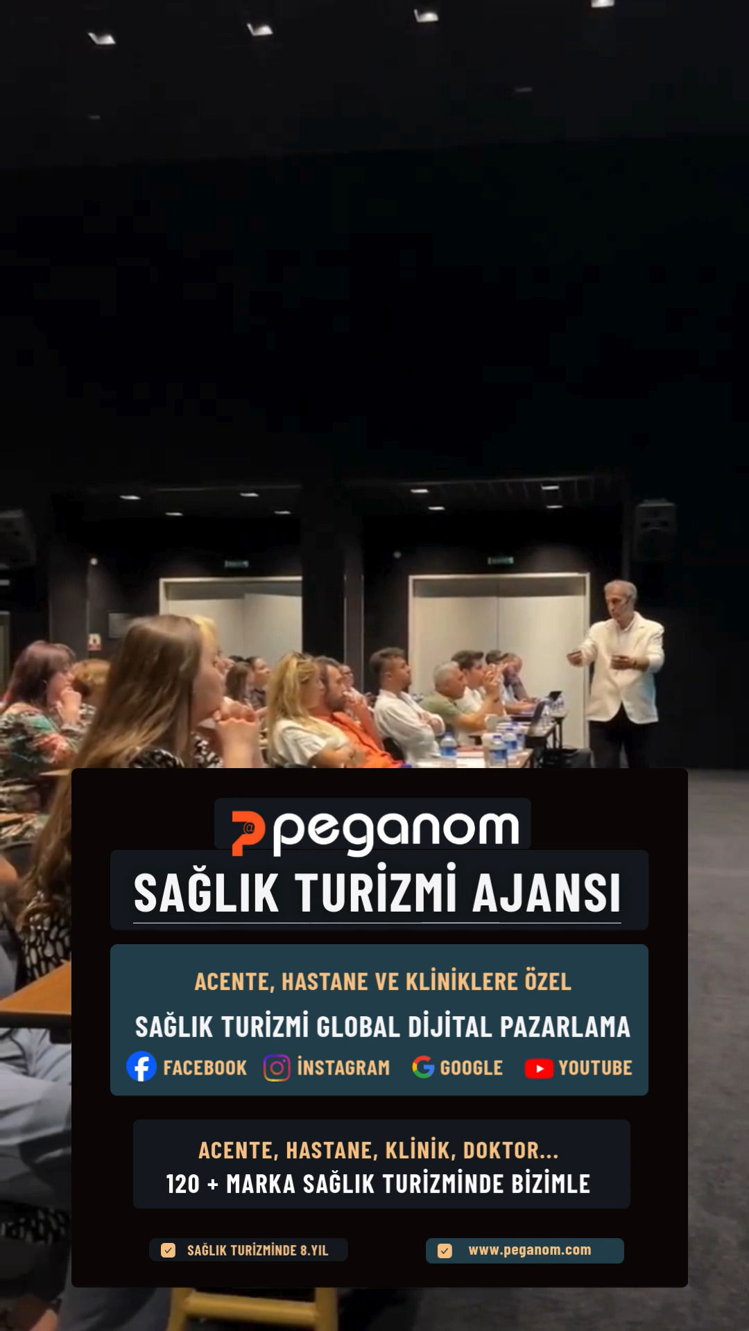 👉 PEGANOM | Sağlık Turizmi Ajansı
https://peganom.com/

👉 Acente, Hastane, Kliniklere Özel
✅ SAĞLIK TURİZMİ GLOBAL DİJİTAL PAZARLAMA
✅ SAĞLIK TURİZMİ İLERİ SEVİYE SATIŞ UZMANLIĞI EĞİTİMİ

👉 Youtube Kanalımız:
👉 https://www.youtube.com/cemevrenminaz
👉 Web Sitemiz: https://peganom.com
👉 İletişim: Telefon & Whatsapp: 0536 525 84 65
👉 Sosyal Medya Hesaplarımız:
✅ https://www.instagram.com/peganomajans
✅ https://www.facebook.com/peganom
✅ https://www.instagram.com/cemevrenminazofficial/
✅ https://www.facebook.com/cemevrenminaz

#healthtourism #healthtourismturkey