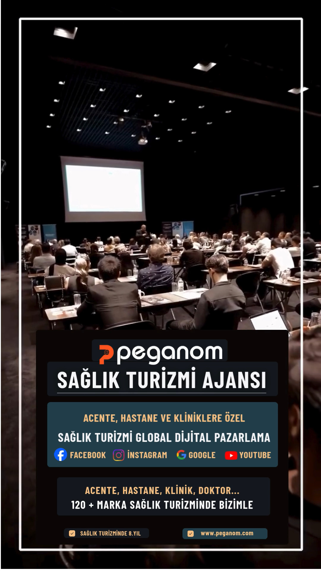 👉 PEGANOM | Sağlık Turizmi Ajansı
https://peganom.com/

👉 Acente, Hastane, Kliniklere Özel
✅ SAĞLIK TURİZMİ GLOBAL DİJİTAL PAZARLAMA
✅ SAĞLIK TURİZMİ İLERİ SEVİYE SATIŞ UZMANLIĞI EĞİTİMİ

👉 Youtube Kanalımız:
👉 https://www.youtube.com/cemevrenminaz
👉 Web Sitemiz: https://peganom.com
👉 İletişim: Telefon & Whatsapp: 0536 525 84 65
👉 Sosyal Medya Hesaplarımız:
✅ https://www.instagram.com/peganomajans
✅ https://www.facebook.com/peganom
✅ https://www.instagram.com/cemevrenminazofficial/
✅ https://www.facebook.com/cemevrenminaz

#healthtourism #healthtourismturkey